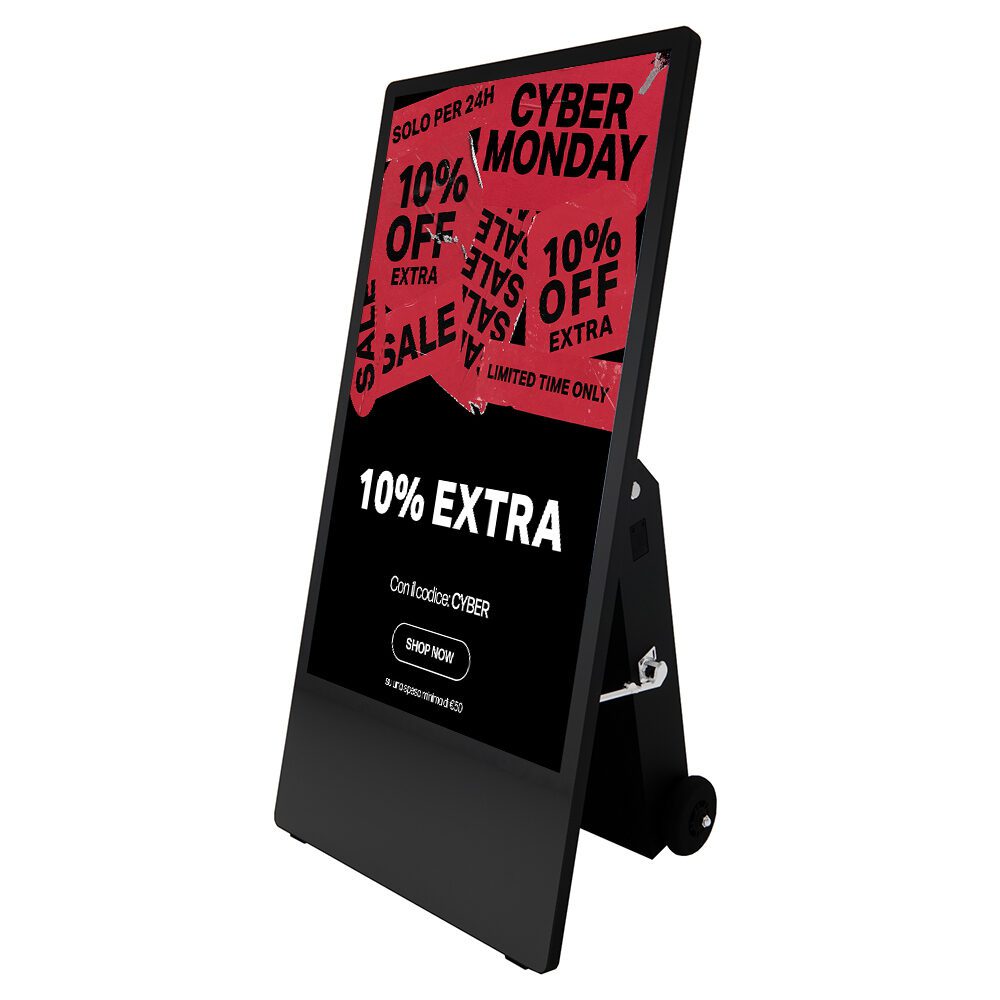 Tótem Móvil con Batería Exterior